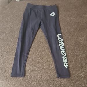 Converse Black Leggings with Logo